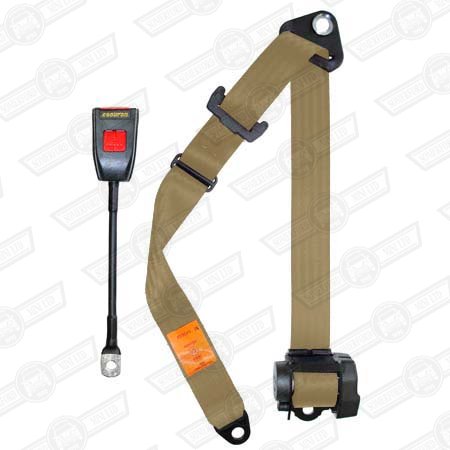 SEAT BELT KIT-FRONT-INERTIA TYPE-BEIGE