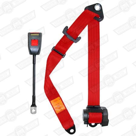 SEAT BELT KIT-FRONT-INERTIA TYPE-RED