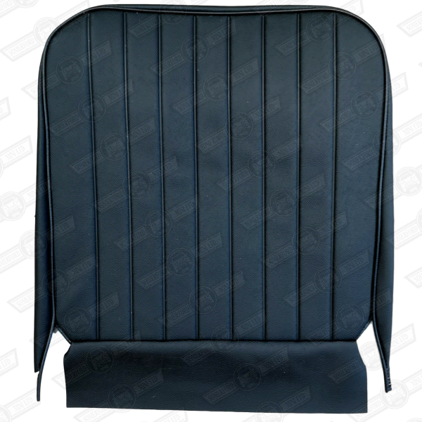 FRONT SEAT CUSHION COVER-BLACK-VAN & PICKUP-'69-'84