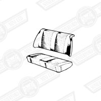 REAR SEAT COVER KIT-(state colour)-ELF & HORNET-'67-'69