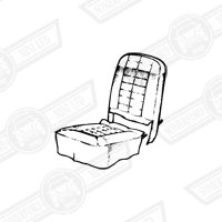 FRONT SEAT COVER KIT-2 SEATS-(state colour)-CLUB&GT '76-'80