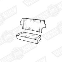 REAR SEAT COVER KIT-SALOON-(state colour)CITY & E'80-'85