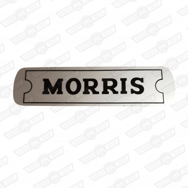 DECAL- ROCKER COVER-'MORRIS'-'65-'71