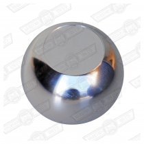 GEAR KNOB- ALLOY BALL SHAPE WITH RECESSED TOP (ACCEPTS EMB..