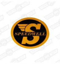 DECAL-'SPEEDWELL'-SMALL-INTERNAL FIX