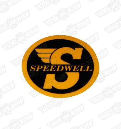 DECAL-'SPEEDWELL'-SMALL-INTERNAL FIX