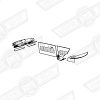 INTERIOR TRIM KIT-(state colour)-CLUBMAN RHD-'69-'75