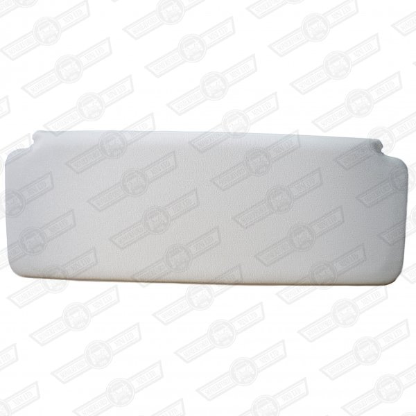 SUN VISOR-WHITE/BLACK -NO MIRROR-'69 ON