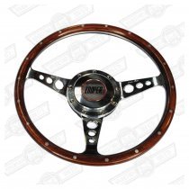 MOTOLITA WHEEL COOPER SIG.13'' WOOD DISHED inc boss & cap