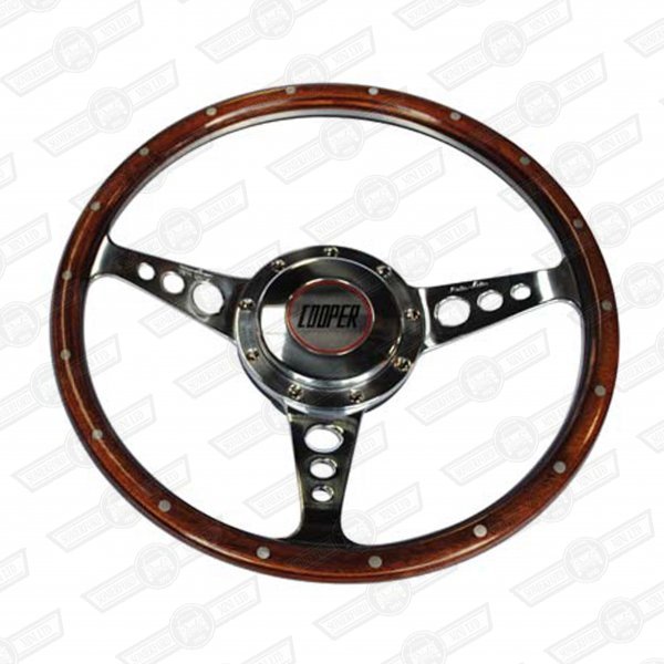 MOTOLITA WHEEL COOPER SIG.13'' WOOD DISHED inc boss & cap