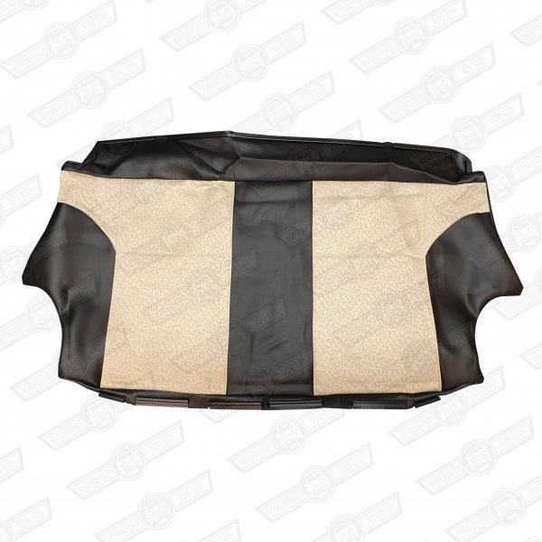 COVER-REAR SEAT SQUAB-BLACK/STONE MONACO-COOPER