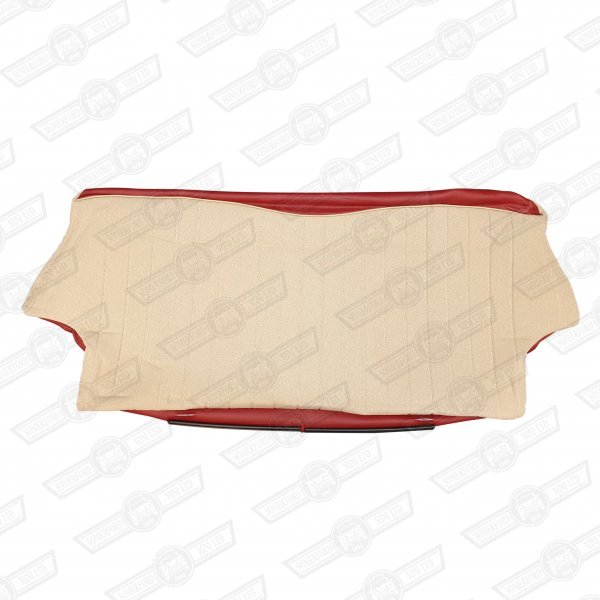 COVER-REAR SEAT SQUAB-LSB/TARTAN RED CHOPSTICKS-2000 'SEVEN'