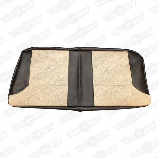 COVER-REAR SEAT CUSHION-BLACK/STONE MONACO-COOPER