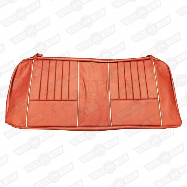 COVER-REAR SEAT CUSHION-GRENADINE RED/LIGHT STONE BEIGE-'40'