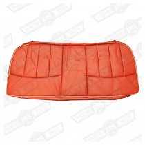 COVER-REAR SEAT CUSHION-TARTAN RED/CUMULUS LEATHER-'97 ON OP