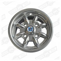 MINILITE WHEEL- 4.5''x10'' COOPER 'S' FIA SPEC SILVER