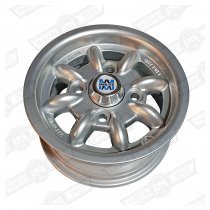 MINILITE WHEEL- 4.5''x10'' COOPER 'S' FIA SPEC SILVER