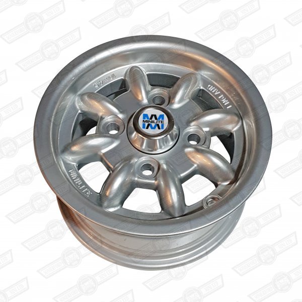 MINILITE WHEEL- 4.5''x10'' COOPER 'S' FIA SPEC SILVER