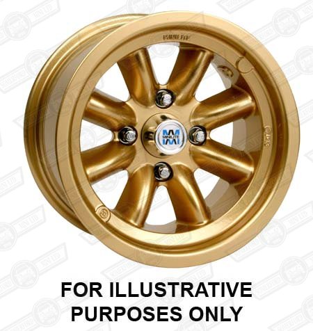 MINILITE WHEEL- 5''x12'' GOLD