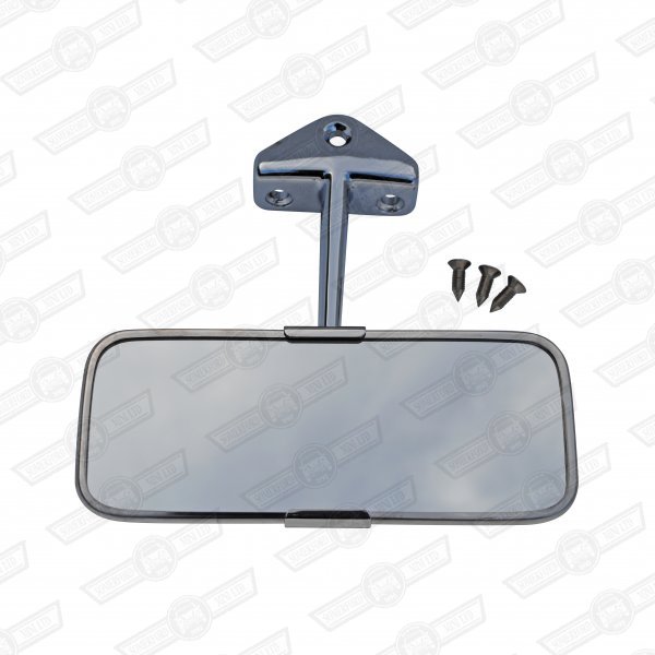 REAR VIEW MIRROR-RETRO STAINLESS