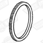 RING GEAR-VERTO CLUTCH-INERTIA STARTER-107 TEETH '82-'85