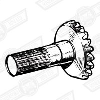 OUTPUT SHAFT-DIFF-FOR HARDY SPICER DRIVE COUPLINGS