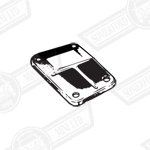 COVER PLATE-GEARLEVER TO CASE-CONE SYNCHRO-'59-'62