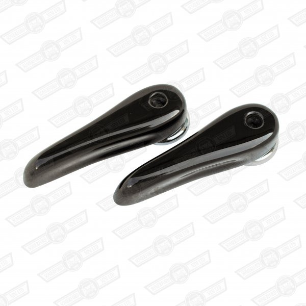 DOOR RELEASE HANDLE- CHARCOAL PAIR