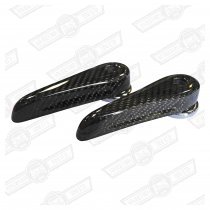 DOOR RELEASE HANDLE- CARBON FIBRE, PAIR