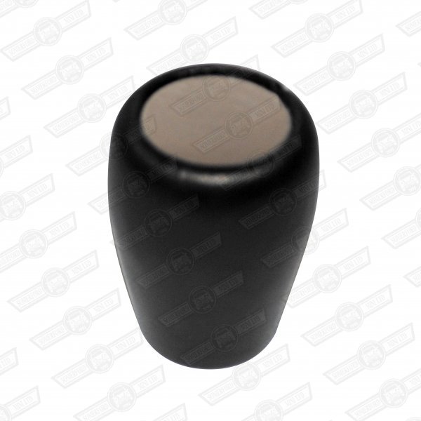 GEAR KNOB-BLACK LEATHER, accepts EMB...... range of emblems