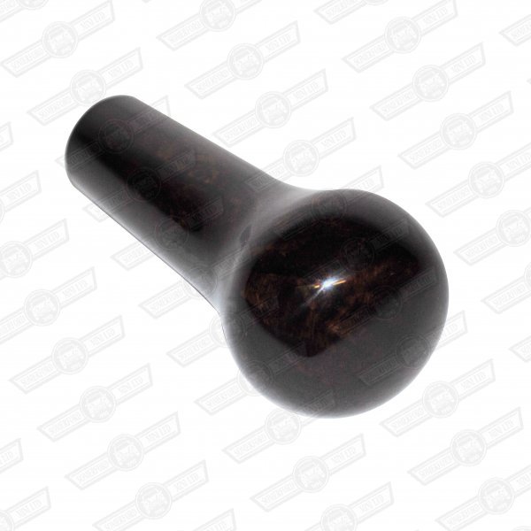 GEAR KNOB-BURR WALNUT, PLAIN TOP