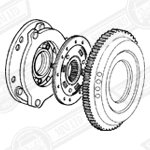 FLYWHEEL AND CLUTCH ASSY.-SPI-'91-'96