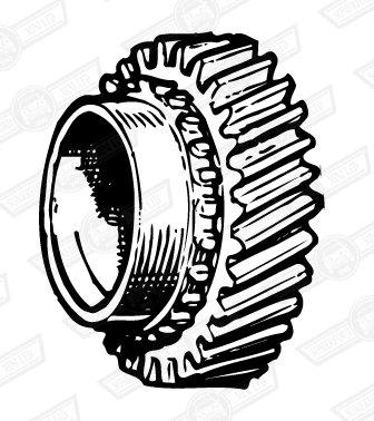 GEAR-2nd SPEED-28 TEETH-A TYPE-850/997cc-'62-'64