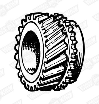 GEAR-3rd SPEED-23 TEETH-B TYPE-850/998cc '64-'68