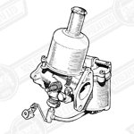 CARBURETTER-HS2-FIXED NEEDLE-'61-'67-850cc- MANUAL