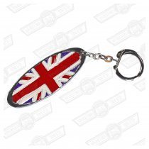 KEY FOB- ENAMELLED UNION JACK