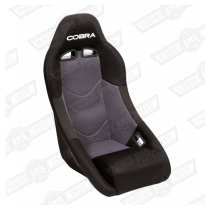 COBRA CLUBMAN SEAT-GREY CENTRE, BLACK OUTER FABRIC