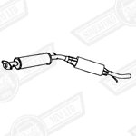 EXHAUST SYSTEM-TWIN BOX CAT BACK-CABRIOLET