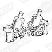 CARBURETTER-HS2-PAIR-998cc COOPER '63-'69