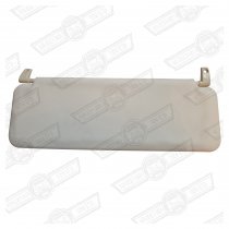 WHITE/BLACK ROVER SUN VISOR WITH PEGS