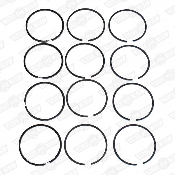 RING SET- 3 RING PISTONS, +020'' 998cc '84 ON