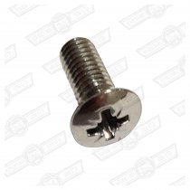 SCREW-CHROME,RAISED COUNTERSUNK-10 UNF x 1/2''