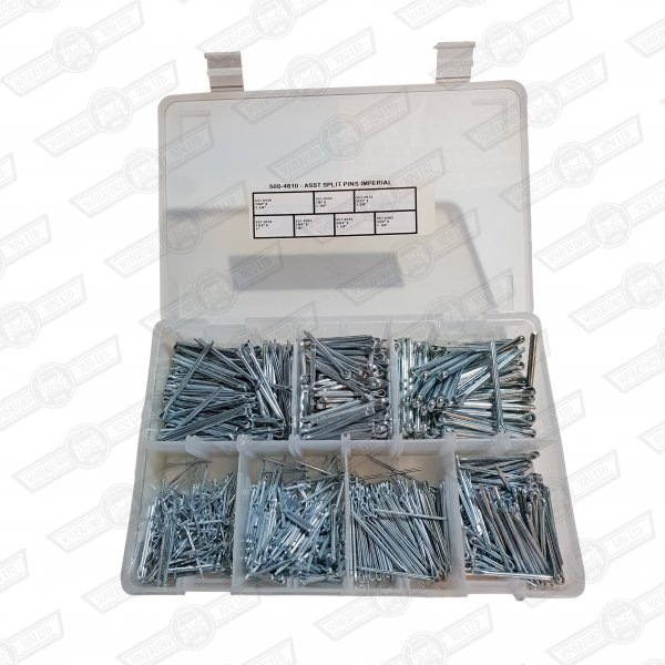 SELECTION PACK-SPLIT PINS, IMPERIAL 1000 PCS