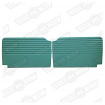 DOOR LINERS-PAIR-RIBBED-PORCELAIN GREEN-'59-'69