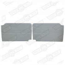 DOOR LINERS-PAIR-RIBBED-DOVE GREY-'59-'69