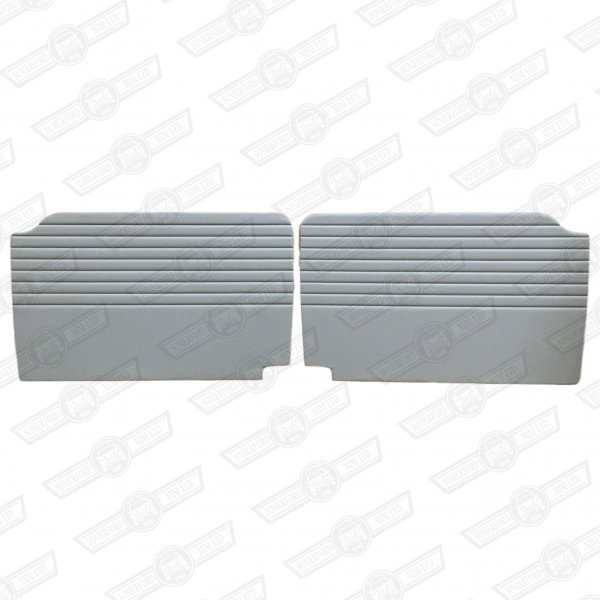 DOOR LINERS-PAIR-RIBBED-DOVE GREY-'59-'69