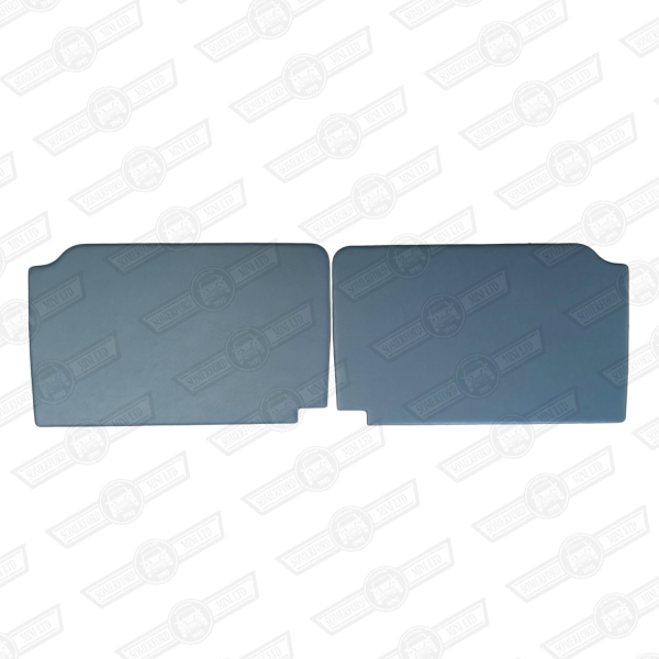 DOOR LINERS-PAIR-PLAIN-BLUE GREY-'59-'61