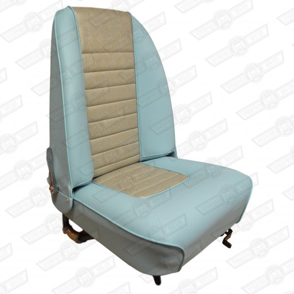 SEAT-HIGH BACKED RECLINING-LH-POW.BLUE/GOLD BROCA-MK1 MODELS