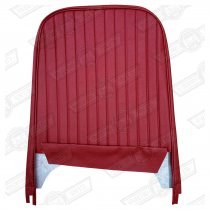 FRONT SEAT SQUAB COVER-TARTAN RED-'61-'67