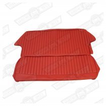 FRONT SEAT SQUAB COVER-TARTAN RED-'61-'67